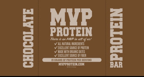 MVP PROTEIN- "CHOCOLATE"  Protein Bar