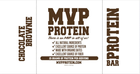 MVP PROTEIN-"CHOCOLATE BROWNIE" Protein Bar