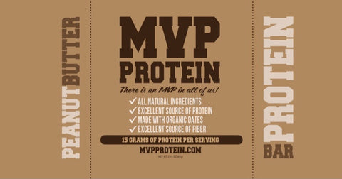 MVP PROTEIN-"PEANUT BUTTER" Protein Bar