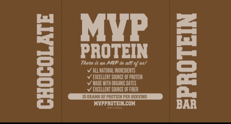 MVP PROTEIN- "CHOCOLATE"  Protein Bar