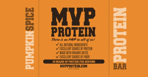 MVP PROTEIN "PUMPKIN SPICE" Protein Bar