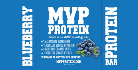 MVP PROTEIN "BLUEBERRY" Protein Bar