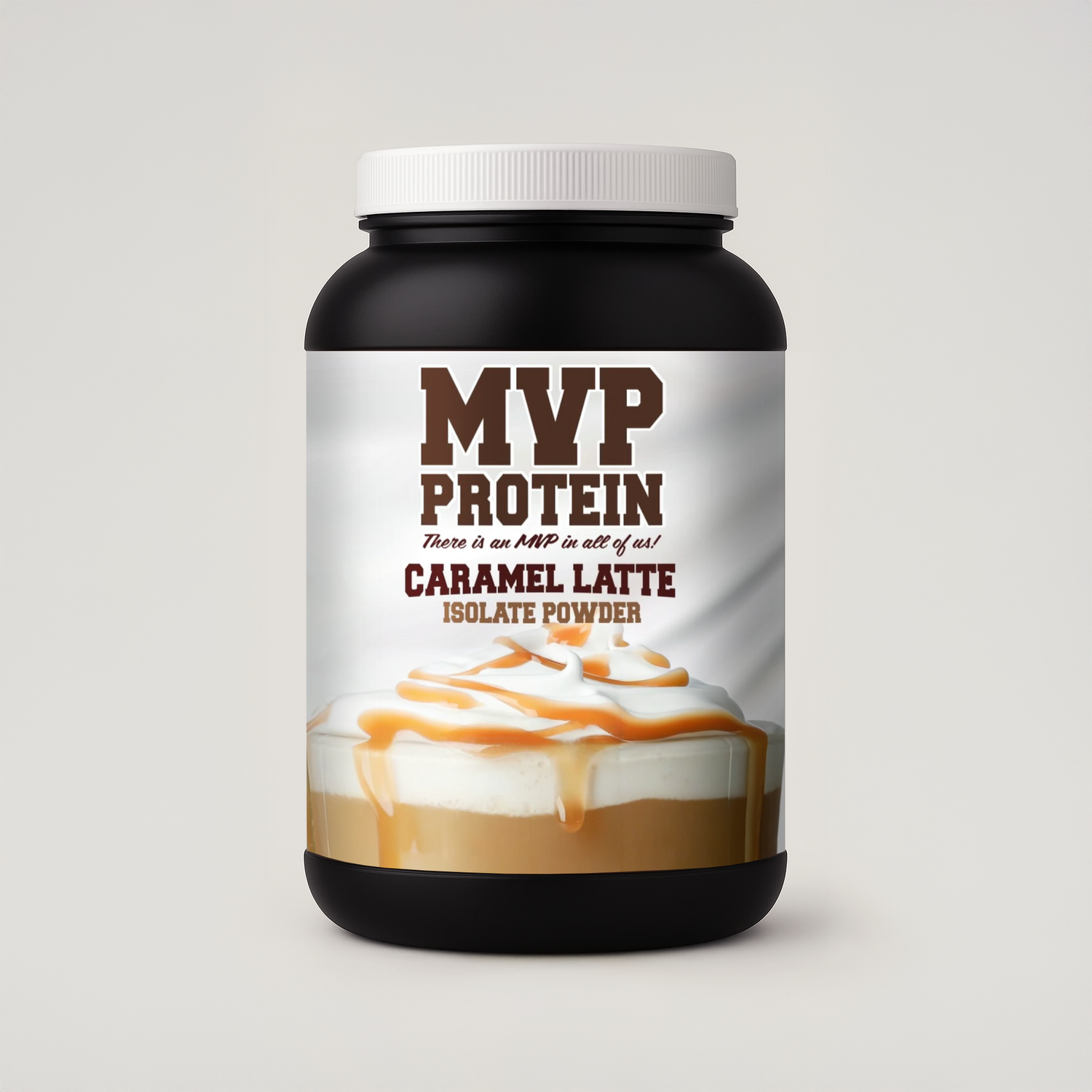 "MVP PROTEIN"  "CARAMEL LATTE” Whey Isolate Protein Powder