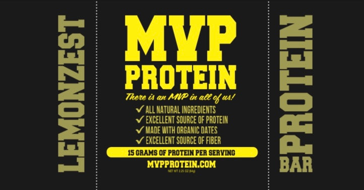 MVP PROTEIN-"LEMON ZEST" Protein Bar