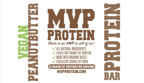 MVP PROTEIN-"VEGAN PEANUT BUTTER" Protein Bar