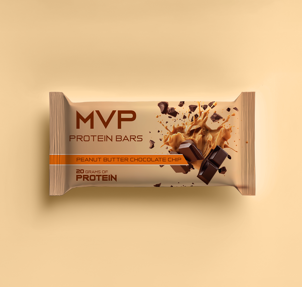 MVP PROTEIN-"PEANUT BUTTER CHOCOLATE CHIP" Protein Bar