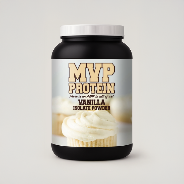 "MVP PROTEIN"  "VANILLA" Whey Isolate Protein Powder